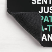 Tapis De Souris Stutter Stuttering Awareness Please Don't Finish M (Coin)