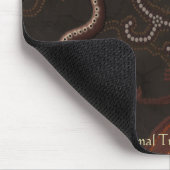 Tapis De Souris Style aborigène australien Kangaroo & Lizards (Coin)