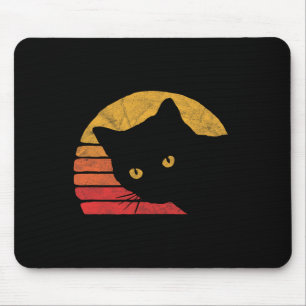 Tapis De Souris Style Chat 80vintage Retro Design détendu