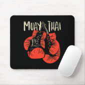 Tapis De Souris Style de combat de boxe thaïlandais féroce pour le (Avec souris)
