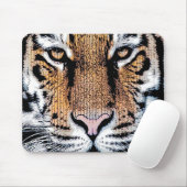 Tapis De Souris Style de presse graphique Tiger en gras (Avec souris)