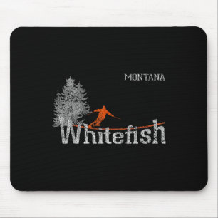 Tapis De Souris Style des années 1980 Montana Ski Vintage