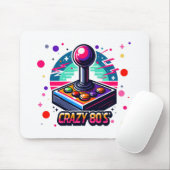 Tapis De Souris style fou des années 80 (Avec souris)
