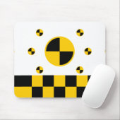 Tapis De Souris Style gras des marqueurs de test d'écrasement (Avec souris)