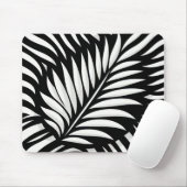 Tapis De Souris Style Leaf Zebra Stripes (Avec souris)