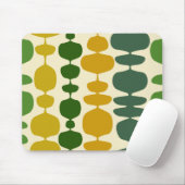 Tapis De Souris style motif des années 60 les années 70 rétro (Avec souris)