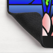 Tapis De Souris Style Mousepad de Tiffany de libellule (Coin)