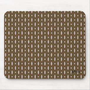 Tapis De Souris Style rétro Rideau perlé Khaki