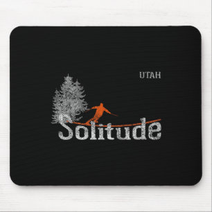 Tapis De Souris Style Solitude 1980 Utah Ski Vintage