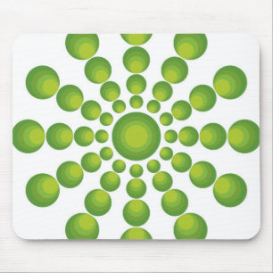 Tapis De Souris Style vert des années 70