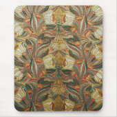 Tapis De Souris Style William Morris Rose Vert Botanique (Devant)