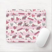 Tapis De Souris Style XOXO Valentine's Day (Avec souris)