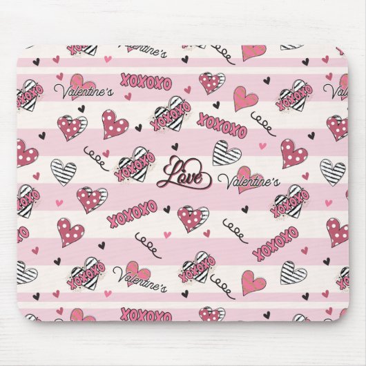 Tapis De Souris Style XOXO Valentine's Day (Devant)