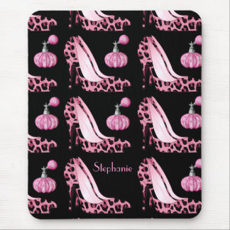Tapis De Souris Stylets de Jaguar et bouteilles roses de Purfume