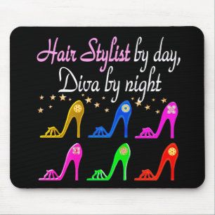 TAPIS DE SOURIS STYLISTE DES CHEVEUX AMUSANTS ET FABULEUX
