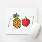 Tapis De Souris stylo de pomme d'ananas de stylo (Avec souris)