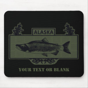Tapis De Souris Subdued Alaska Combat Fisherman Badge