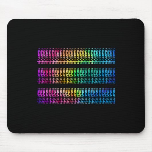 Tapis De Souris Subtil 67 Six Seven Brainrot Message Caché Gen Al (Devant)