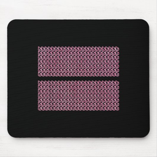 Tapis De Souris Subtil 67 Six Seven Brainrot Message Caché Gen Al (Devant)