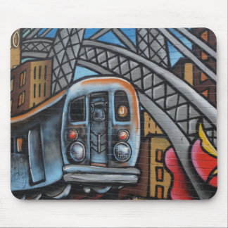 Tapis De Souris Subway train urban graffiti art