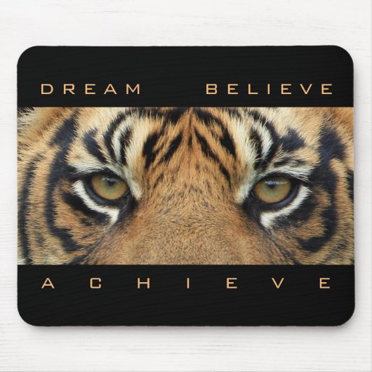 Tapis De Souris Succès Citer Dream Croire Atteindre Horizontal (Devant)