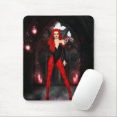 Tapis De Souris Succube Rouge (Avec souris)