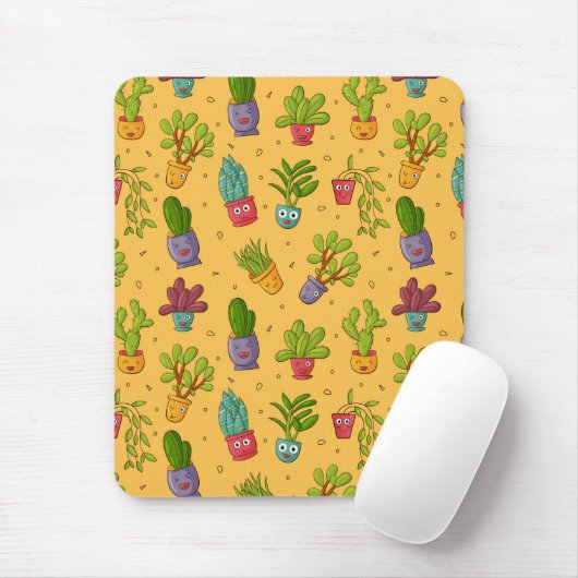 Tapis De Souris Succulent Désert Mousepad (Avec souris)