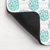 Tapis De Souris Succulent vert (Coin)