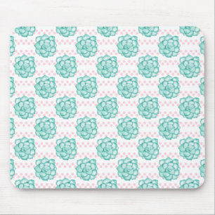 Tapis De Souris Succulent vert
