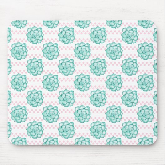 Tapis De Souris Succulent vert (Devant)