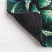 Tapis De Souris Succulent vert et blanc (Coin)