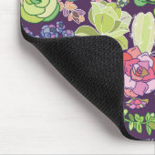 Tapis De Souris Succulents Cactus Jardinage Mousepad (Coin)