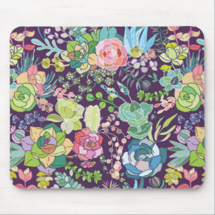 Tapis De Souris Succulents Cactus Jardinage Mousepad
