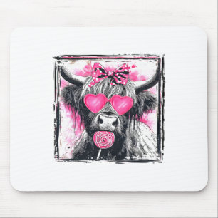 Tapis De Souris Sucette Vache Arc Valentine Rose Cœur Mignon Vinta