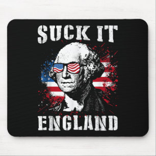 Tapis De Souris Suck It England Funny 4 juillet Memorial Day