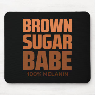 Tapis De Souris Sucre Brun Cool Be Noir Histoire Afro-Américaine