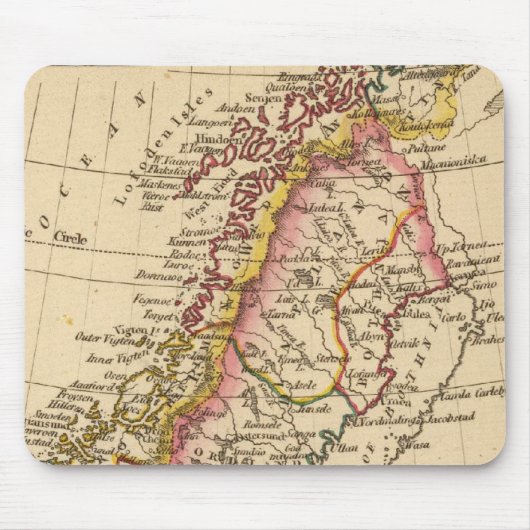 Tapis De Souris Suède, Norvège 2 (Devant)