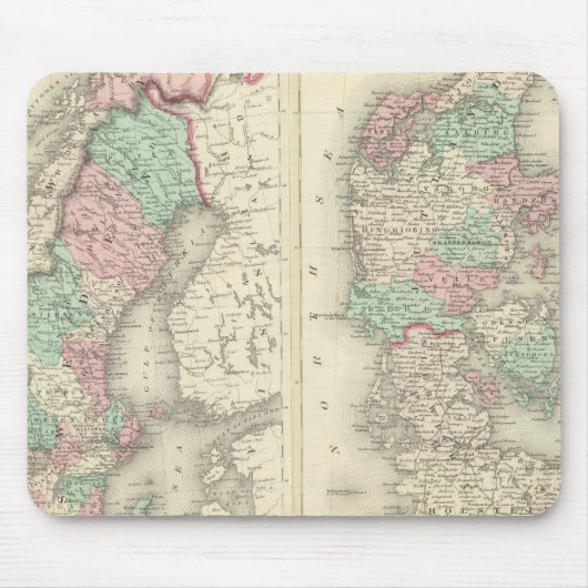 Tapis De Souris Suède, Norvège et Danemark 2 (Devant)