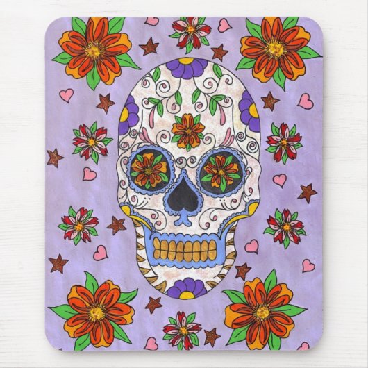 Tapis De Souris Sugar Skull (Devant)