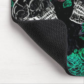 Tapis De Souris Sugar Skull Blue Rose | Cool Royal Sapphire Grunge (Coin)