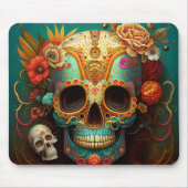 Tapis De Souris Sugar Skull Day Of The Dead (Devant)