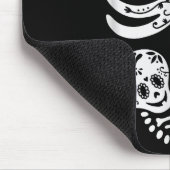 Tapis De Souris Sugar Skull Skeleton Halloween Pregnancy Annouceme (Coin)