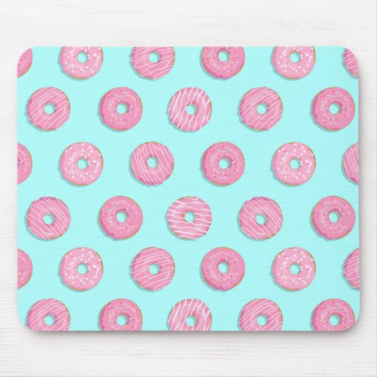 Tapis De Souris Sugar Sweet Pink Glazed Donuts (Devant)
