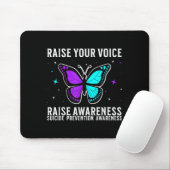 Tapis De Souris Suicide Awareness Suprt Suicide Prevention Awarene (Avec souris)