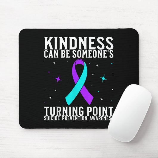 Tapis De Souris Suicide Awareness Warrior Suicide Prevention Aware (Avec souris)
