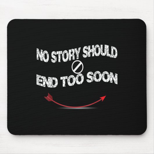 Tapis De Souris Suicide Prevention Awareness ,no Story Should End (Devant)