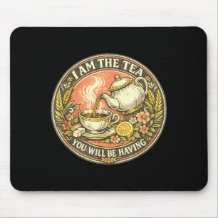 Tapis De Souris Suis le thé aura humour britannique sarcastique
