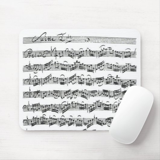 Tapis De Souris Suite de violoncelle de Bach (Avec souris)