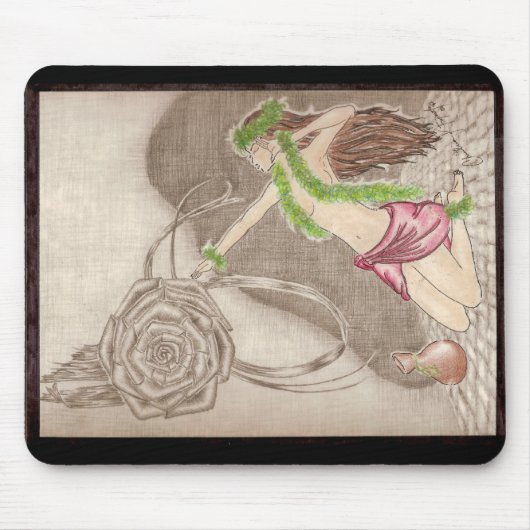 Tapis De Souris . : Suite rose de Hawaïen :. Mousepad (Devant)