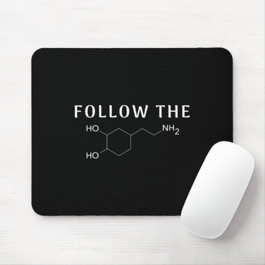 Tapis De Souris Suivez La Dopamine Chimique Structure Fun Science (Avec souris)
